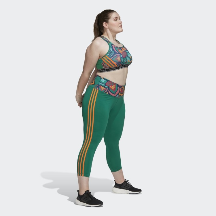 Sutiã De Suporte Médio (tamanho Grande) Adidas Verde Forte