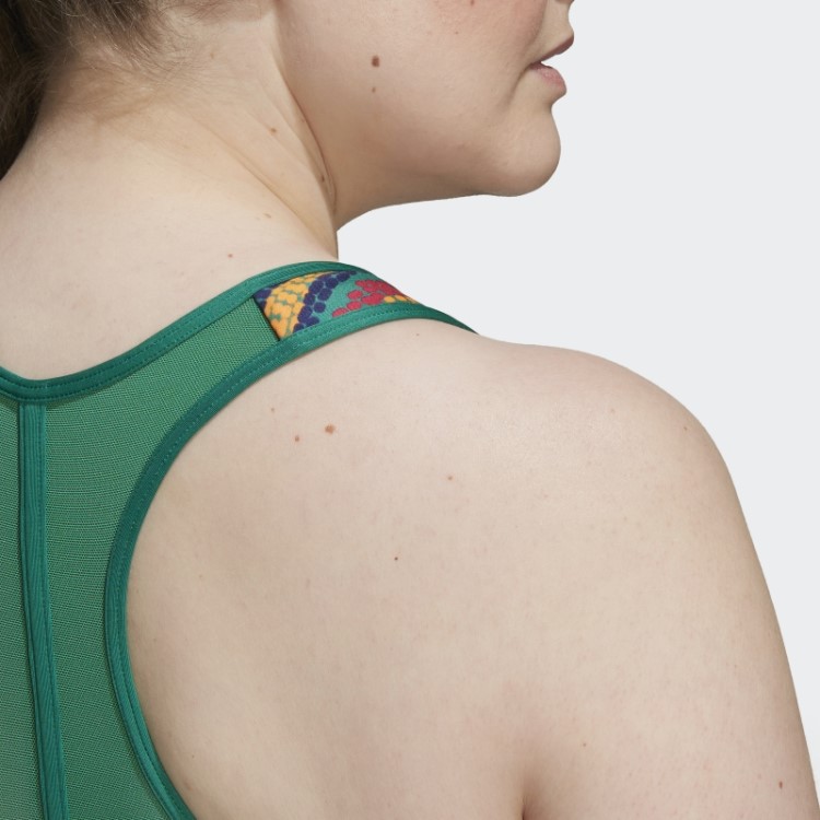 Sutiã De Suporte Médio (tamanho Grande) Adidas Verde Forte