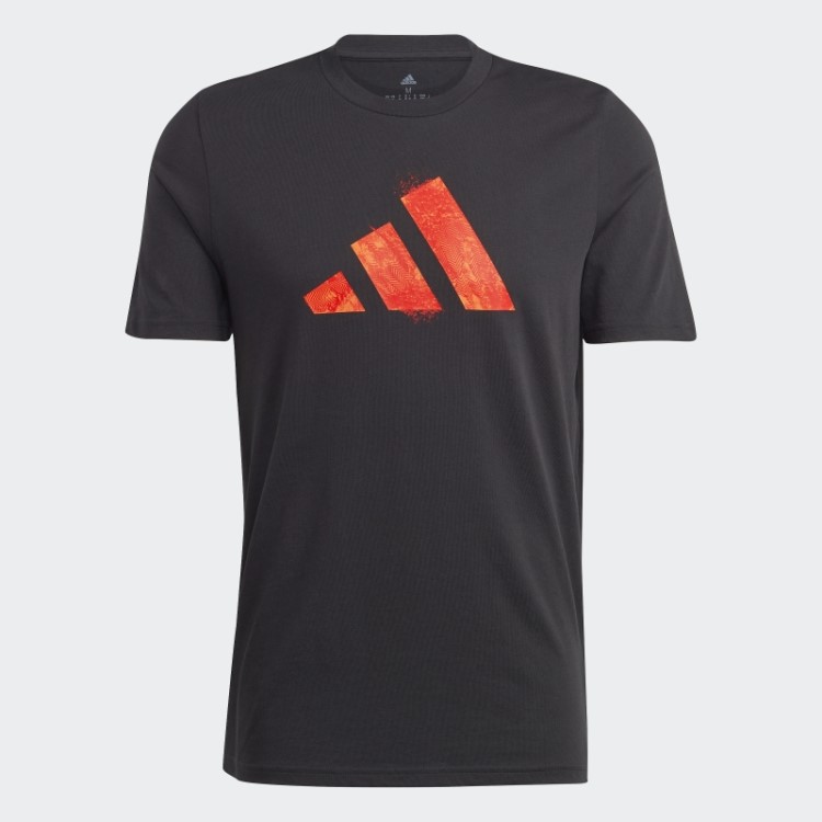 Camiseta Preta Adidas Aeroready Tennis Roland Garros Com Estampa
