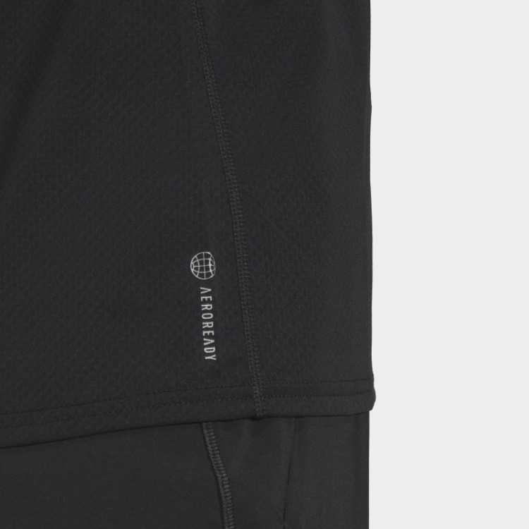 Camiseta Preta Adidas Run Icon
