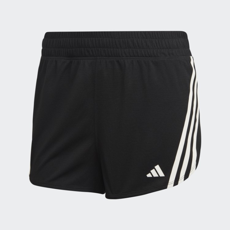 Bermuda De Corrida Run Icons 3 Listras De Baixo Carbono Adidas Preta