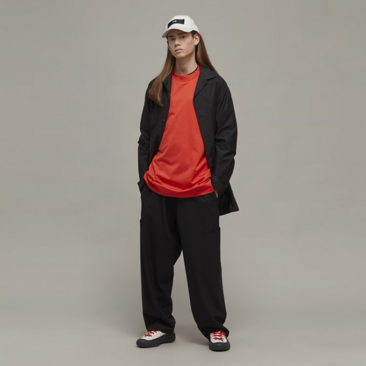 T-shirt De Manga Curta Com As 3 Riscas Hot Y-3 Adidas