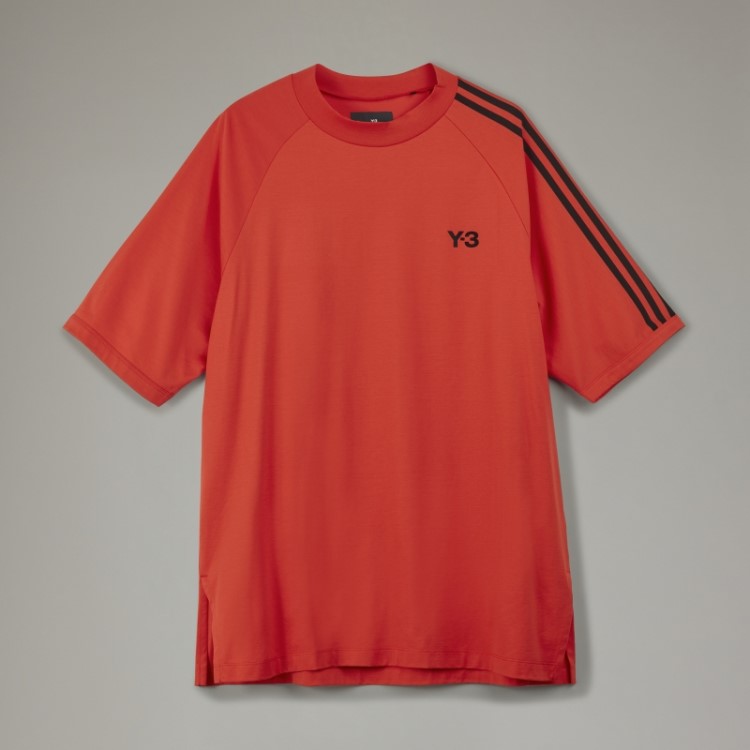 T-shirt De Manga Curta Com As 3 Riscas Hot Y-3 Adidas