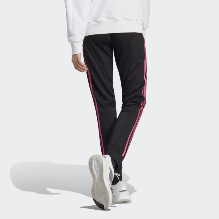 Primegreen Essentials Warmup Calça Esportiva Slim Com As Três Listras Adidas Preta
