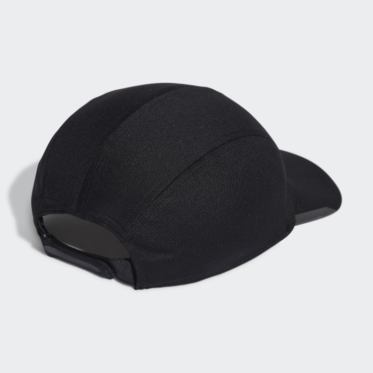 Boné Corredor Em Mesh Adidas Aeroready Preto