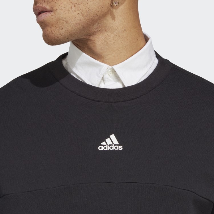 Moletom Brand Love Adidas Preto