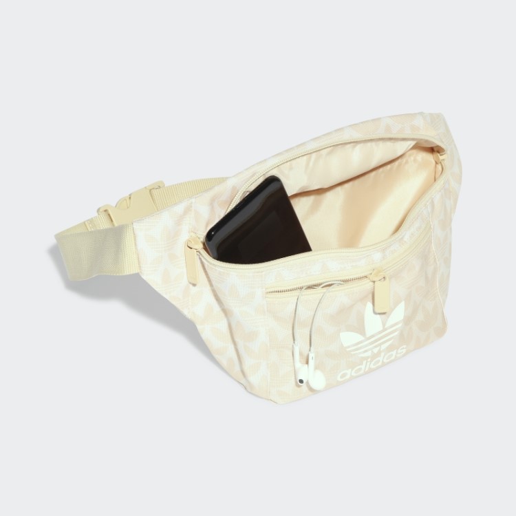 Bolsa De Cintura Com Monograma Adidas Sand