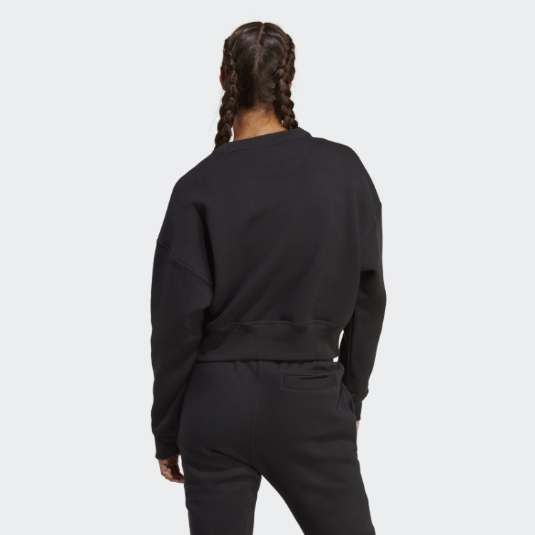 Moletom De Lã Preto Lounge Adidas