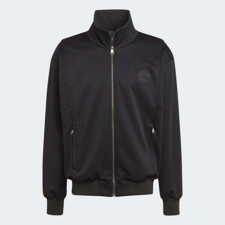Versão Azul Club Track Top Preto Adidas