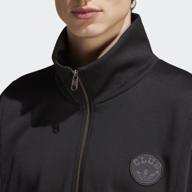 Versão Azul Club Track Top Preto Adidas