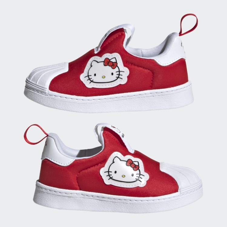Sapatos Pretos Da Moda Adidas Hello Kitty Superstar 360