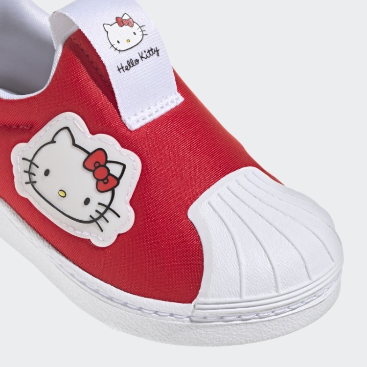 Sapatos Pretos Da Moda Adidas Hello Kitty Superstar 360