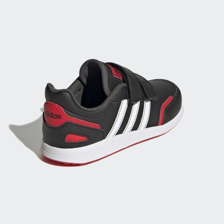 Sapatos Vermelhos Adidas Vs Switch 3 Estilo De Vida Estilo Gancho E Alça Elegante