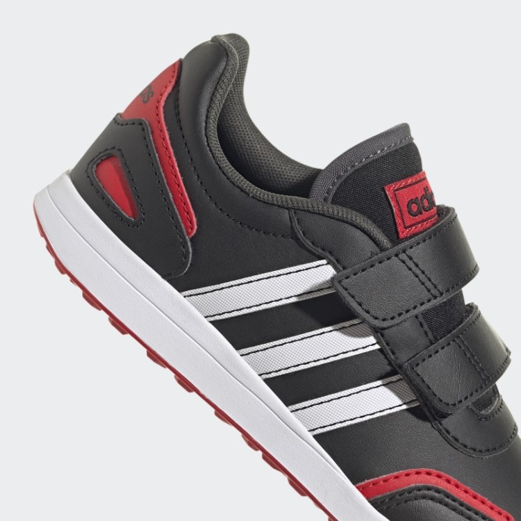 Sapatos Vermelhos Adidas Vs Switch 3 Estilo De Vida Estilo Gancho E Alça Elegante