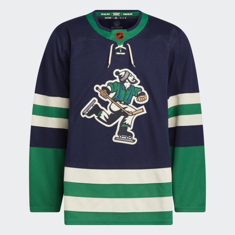 Adidas Navy 09 Ccm-sld Camisa Canucks Autêntica Com Marca Retrô