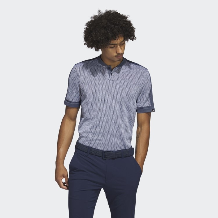 Adidas Ultimate365 Tour Texturizado Camisa Polo De Golfe Primeknit Branca