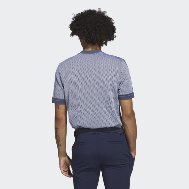 Adidas Ultimate365 Tour Texturizado Camisa Polo De Golfe Primeknit Branca