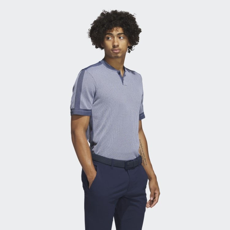 Adidas Ultimate365 Tour Texturizado Camisa Polo De Golfe Primeknit Branca