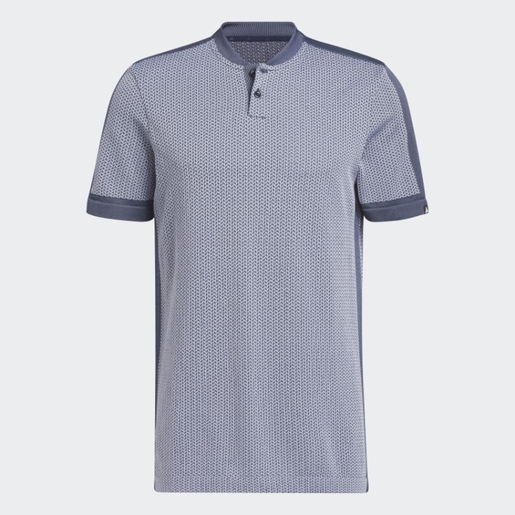 Adidas Ultimate365 Tour Texturizado Camisa Polo De Golfe Primeknit Branca