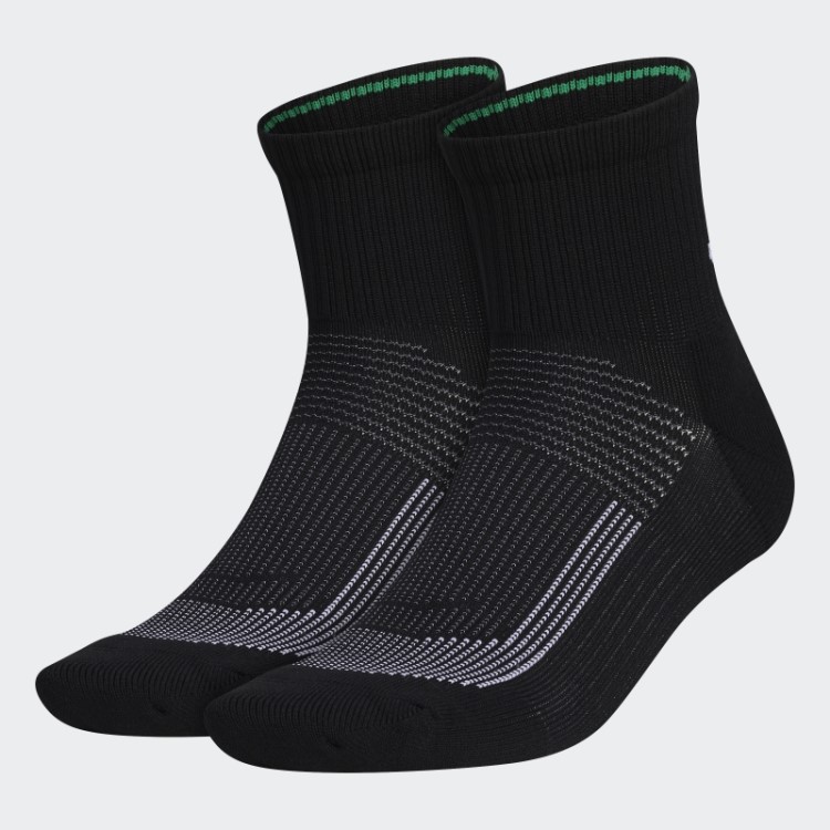Superlite Ultraboost Quarter Meias 2 Pares Preto Adidas