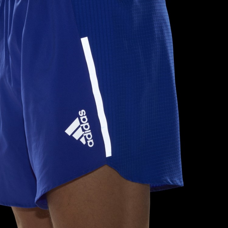 Bermuda De Corrida Azul Adidas Designed 4