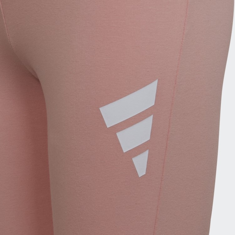 Future Icons Legging De Algodão Com As Três Listras Lilás Adidas