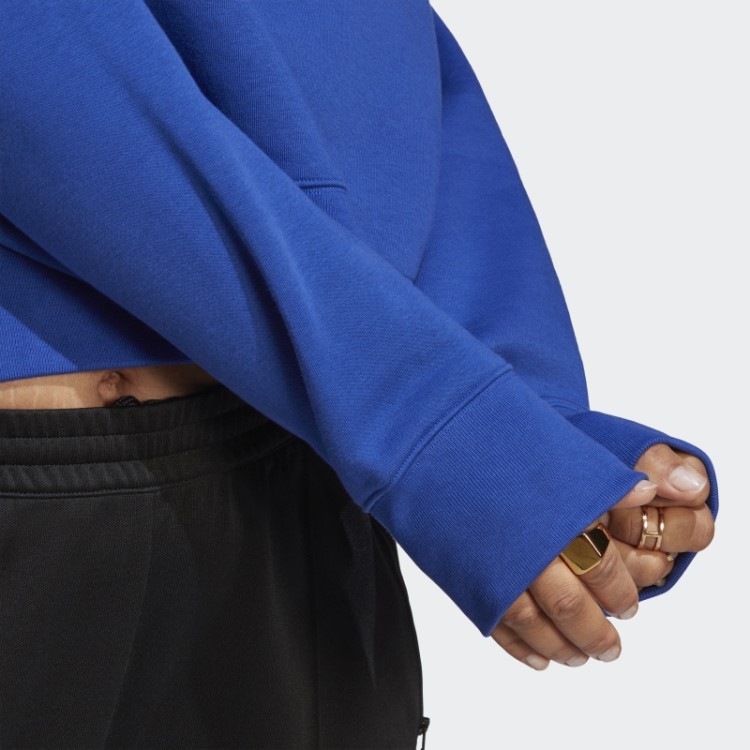 Moletom Adicolor Essentials Crew (tamanho Grande) Azul Adidas
