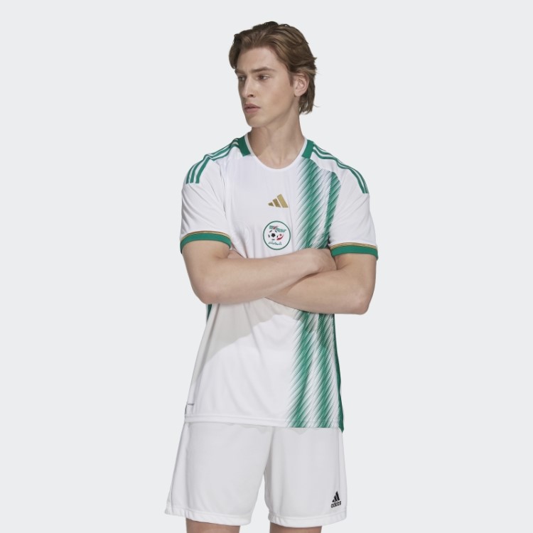 Adidas Algeria 22 Home Jersey Verde Ousado Moda
