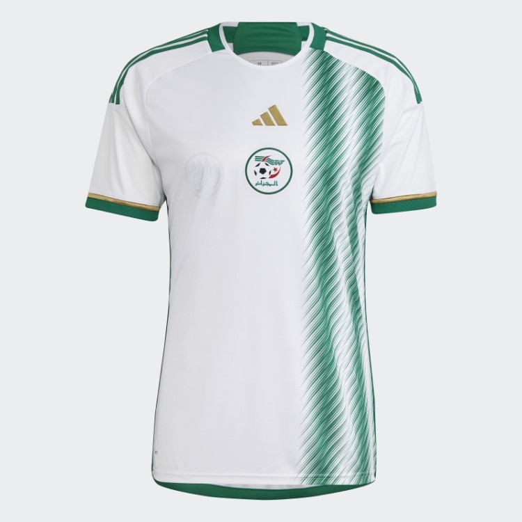 Adidas Algeria 22 Home Jersey Verde Ousado Moda
