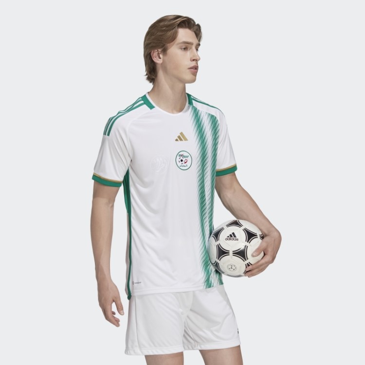 Camisa Branca Adidas Algéria 22 Em Casa