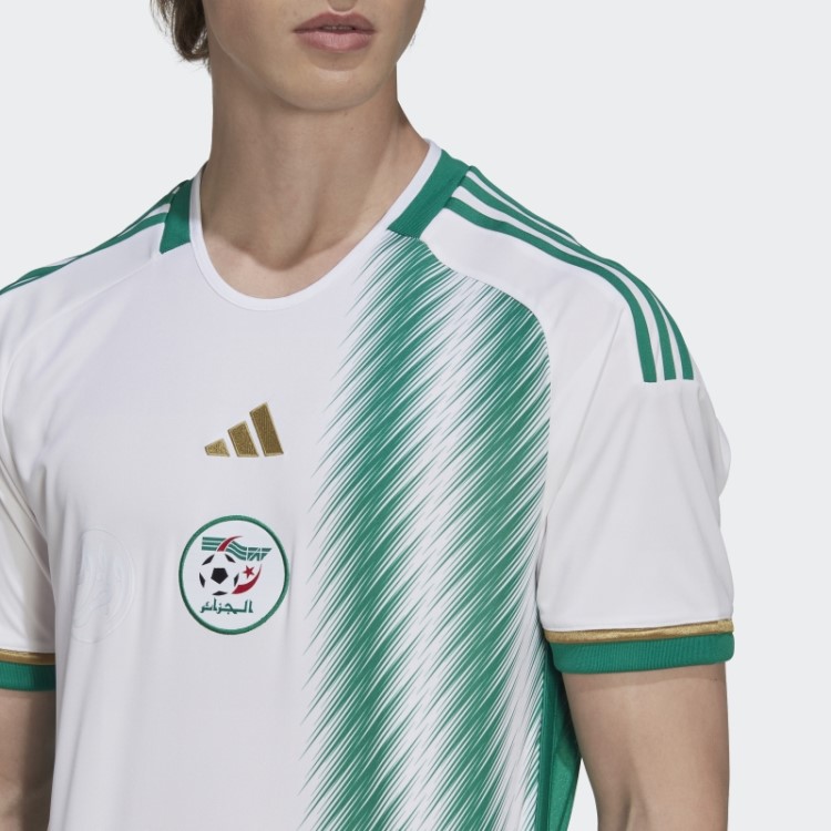 Camisa Branca Adidas Algéria 22 Em Casa