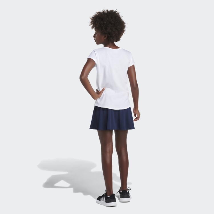Skort Vermelho Adidas Com As 3 Listras