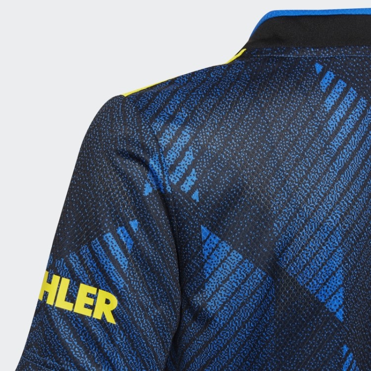 Adidas Manchester United 21/22 Terceira Camisa Azul Brilhante