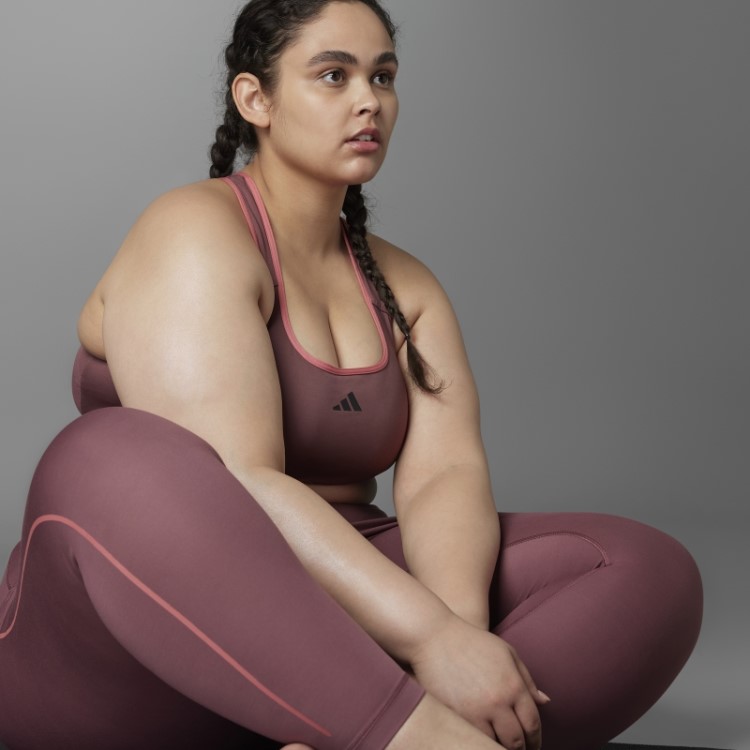 Legging Bordô Autêntico Balance Yoga 7/8 (tamanho Grande) Adidas