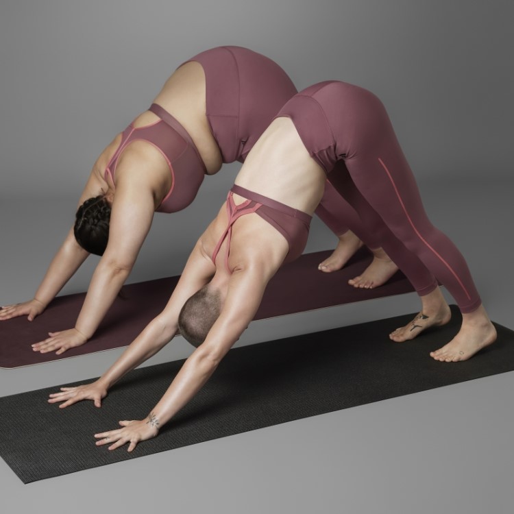 Legging Bordô Autêntico Balance Yoga 7/8 (tamanho Grande) Adidas