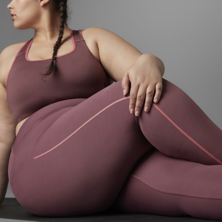 Legging Bordô Autêntico Balance Yoga 7/8 (tamanho Grande) Adidas