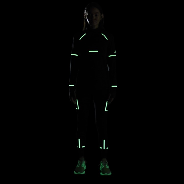 Leggings De Corrida De Corpo Inteiro Adidas Black Fast Impact Reflect At Night X-city