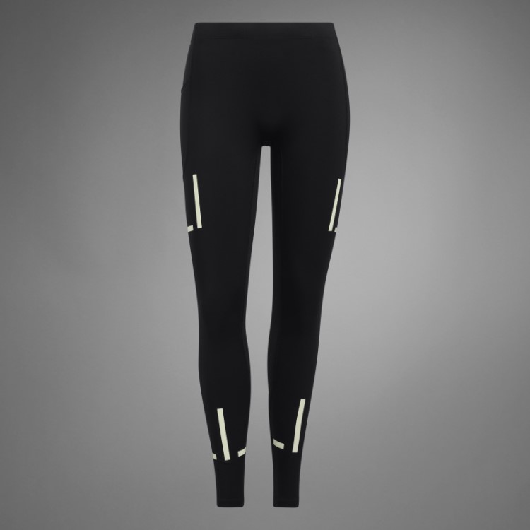 Leggings De Corrida De Comprimento Total X-city Fast Impact Reflect At Night Adidas Preto