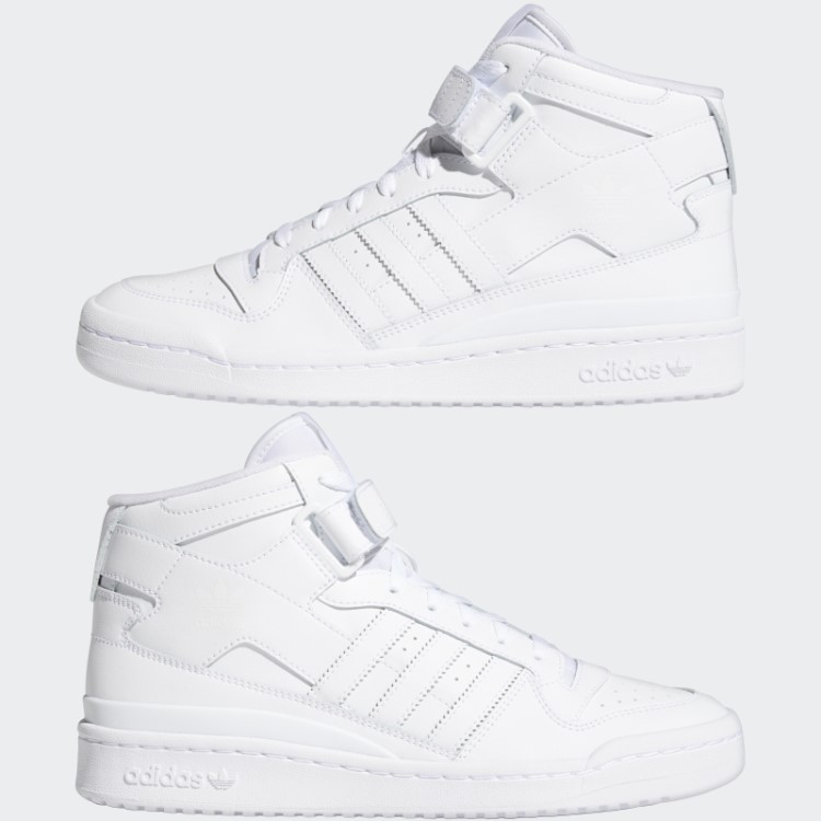 Tênis Branco Forum Mid Adidas Fashion