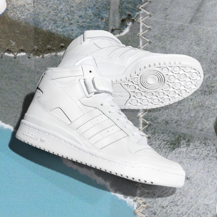 Tênis Branco Forum Mid Adidas Fashion