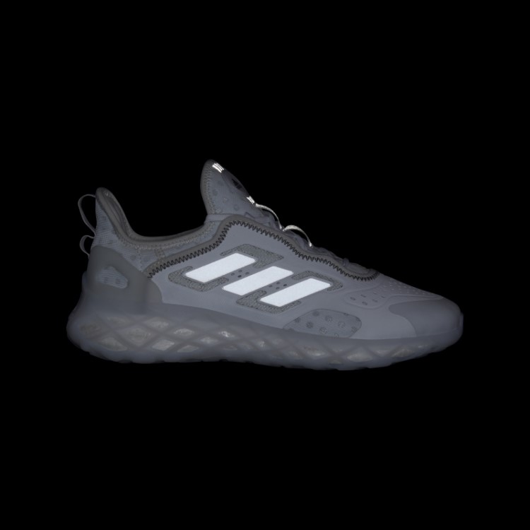 Adidas Web Boost Running Sportswear Estilo De Vida Tênis Cinza