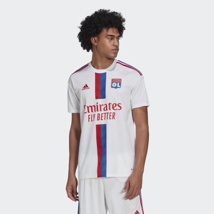 Olympique Lyonnais 22/23 Home Jersey Branco Adidas