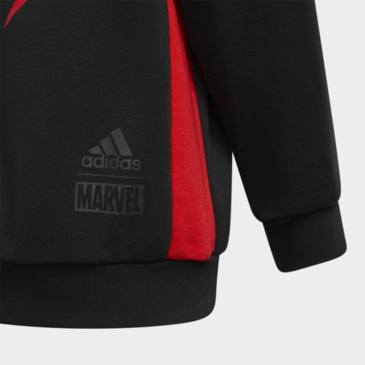 Donovan Mitchell X Marvel's Miles Morales Moletom Preto Adidas