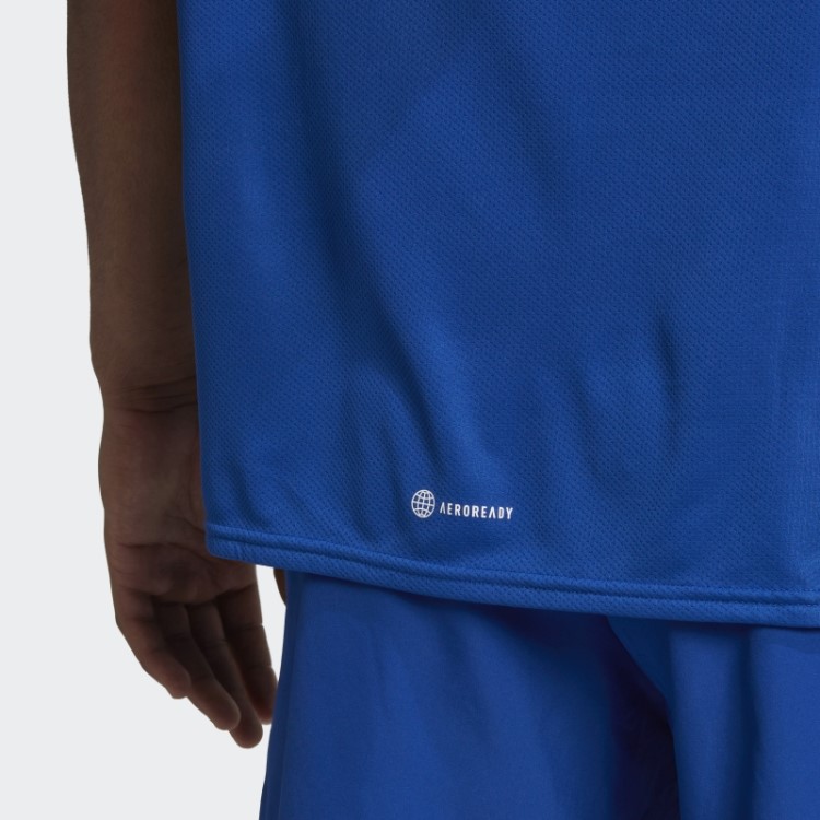 Camiseta Adidas Royal Blue Aeroready Projetada Para O Movimento