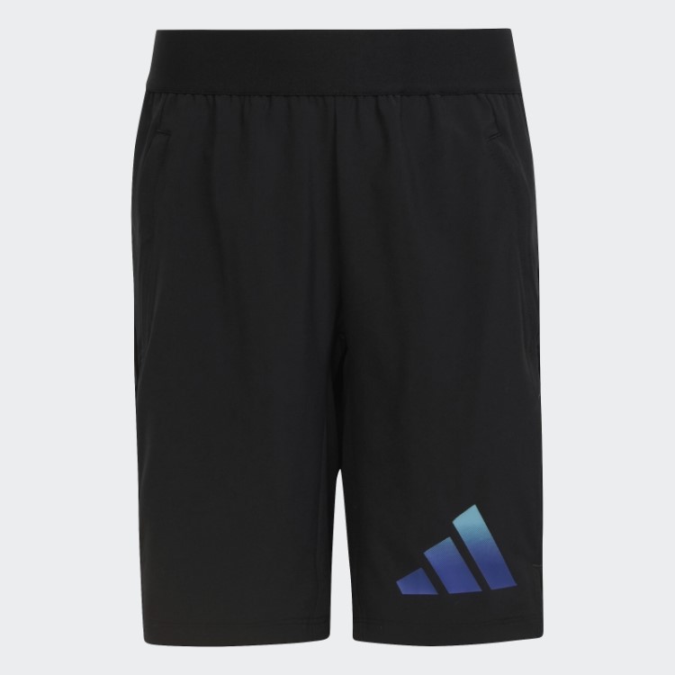 Train Icons Short Aeroready Logo Tecido Preto Adidas
