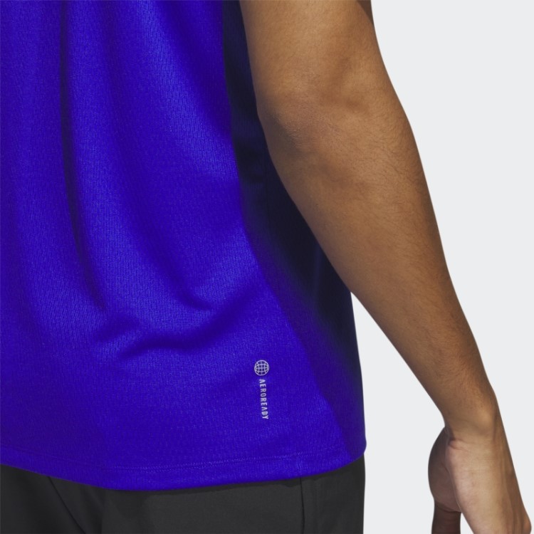 Camiseta De Treino Azul Adidas Hiit Engineered
