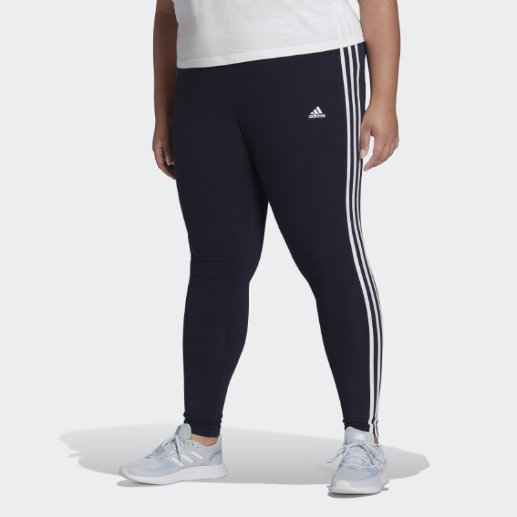 Legging Com As Três Listras Ink Adidas Essentials (tamanho Grande)