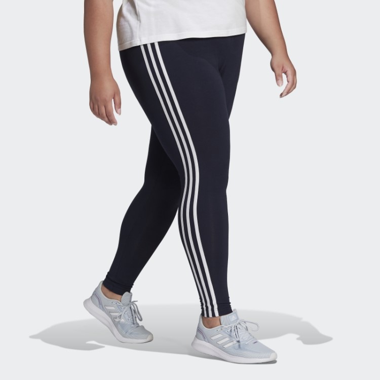 Legging Com As Três Listras Ink Adidas Essentials (tamanho Grande)