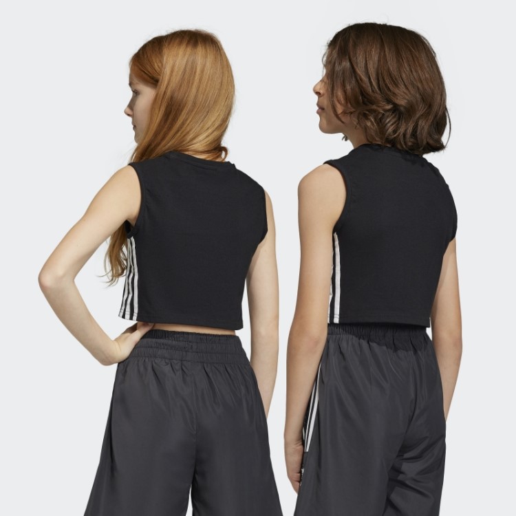 Regata Adicolor Cropped Preta Adidas