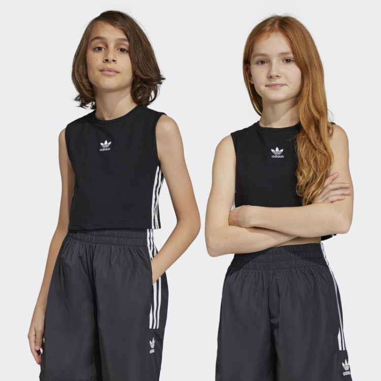 Regata Preta Adidas Adicolor Cropped